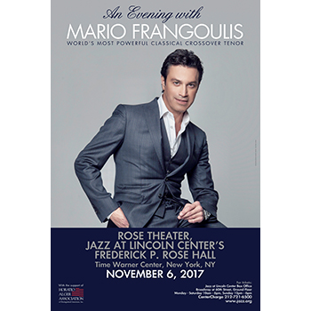 An Evening with Mario Frangoulis with Special guest Frances Ruffelle  @ New York